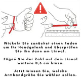 Krokodilschwanz Kette Für Herren - Handgemacht Echtes Lederarmband - Rot
